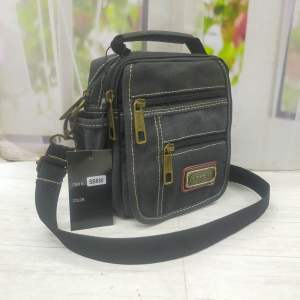 Tas selempang pria tas bahu forenzi kanvas premium kecil S