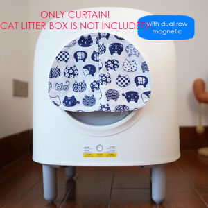 Only Curtains for PETREE 2ND Automatic Cat Litter Box Odor Proof and Dust Proof Door Curtain