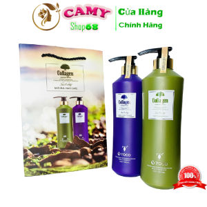 [Free Ship Max] Cặp Gội Xả Toco Collagen Phục Hồi Và Kích Mọc Tóc 785ML*2 chính hãng Camy shop68