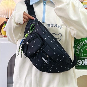 Casual Crossbody Bag for Women College Students Class Versatile Small Pouch 2025 New Style High Quality Nylon Fabric Foldable