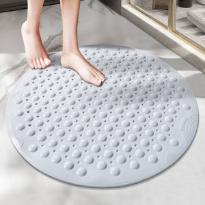 Thảm Phòng Tắm Chống Trượt Thân Thiện Với Môi Trường TPE Thảm Vệ Sinh Cá Nhân Hình Tròn Dùng Cho Gia Đình Thảm Nhà Tắm Thoáng Khí