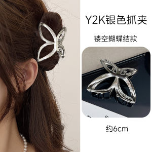 กิ๊บติดผมรูปผีเสื้อโลหะขนาดเล็กสำหรับผู้หญิง 2025 กิ๊บติดผมรูปฉลามสุดเก๋ ตกแต่งผมด้านหลังศีรษะ สไตล์เกาหลี ใหม่ล่าสุด