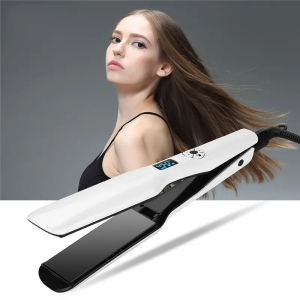 Professional Hair Straightener Wide Plates Hair Flat Iron Temperature Adjustable Fast Heating Straightening Iron Hair Styling Tool