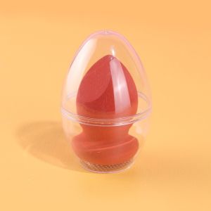 Water-loving Non-latex Irregular Shaped Beauty Blender Eggshell Storage Box Makeup Egg Oblique Cut Gourd Makeup Sponge