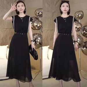 Elegant Fashionable Womens Two-Piece Set with T-Shirt Waist-Cinching Skirt Lightweight Luxury Design Summer New Arrival
