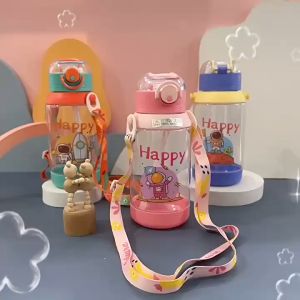 Botol Minum Tali Karakter Anak-Anak  700ML BPA FREE 0909