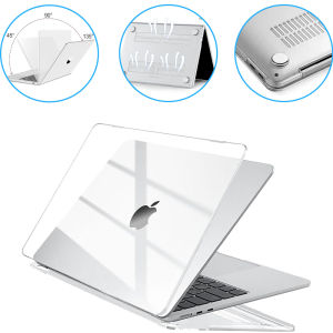 Compatible with MacBook Air 13 Inch Case 2025-2022 M4 M3 M2 Case For Macbook Pro 14 M4 2024 Cover Plastic Hard Shell Crystal