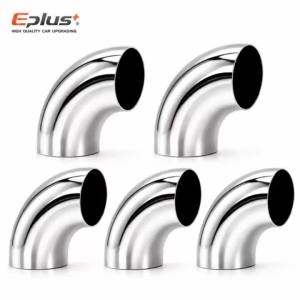 5 Ống Nối Khuỷu Thép Không Gỉ 90 Độ Đa Năng Đánh Bóng Hàn Liền Dùng Cho Độ Chế Ống Xả Xe Hơi