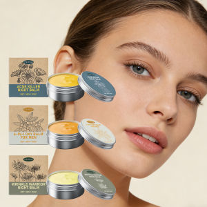 Acne Removal Night Balm Fadefine Lines Improve Dark Circles Anti-Puffiness Moisturizing Face Cream Repair Damage Firm Skin Care