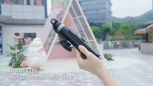 Ulanzi TT86 90cm 2 in 1 Magnetic Phone Clamp Holder Overhead Tripod Selfie Stick Bluetooth Remote Control for Mobile Smartphone