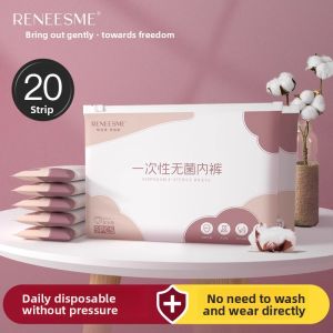 MONLEYTA | Disposable Underwear Womens Travel Sterile Shorts Postpartum Month No Wash Large Size Mens Business Trip Portable Daily Throw Bottoms