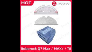Roborock | Roborock Q7 Max Q7 Max+ T8 Spare Parts Water Tank Dust Box with Hepa Filters Vacuum Cleaner Water Tank Tray Accessories