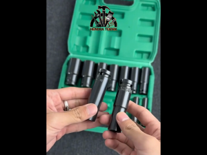 MATA SOK IMPACT SET 20PCS CRV SOKET PANJANG 1/2" SET DEEP SOCKET IMPACT SET 20 PCS CHROME VANADIUM