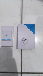 Rainbow Bel Pintu Door Bell Wireless Remote 32 Melodi AC 12V J306B (AC) Bell Pintu Wireless - Pink