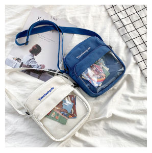 Doll Bag Spring and Summer out Transparent Girl Crossbody Small Size Bag Womens Shoulder Bag Cartoon Backpack Small Square Bag Disco Bag Tide