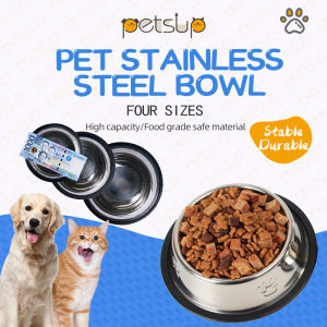 Pet Dog Stainless Pet Bowl Multipurpose Food Water Bowl Spill Proof Cat Food Bowl Water Bowl Pet Food Bowl