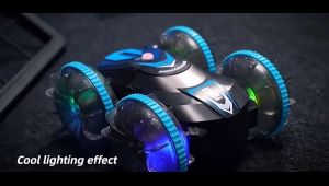 2.4 GHz waterproof remote control ship amphibious remote control verhicle all terrain RC stunt vehicle