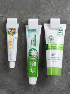 Creative Toilet Paste And Face Wash Storage Rack Wall Mounted Adhesive Hook Home Organization Tools Plastic Hooks