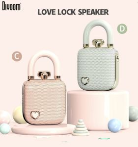 Divoom Loa Bluetooth LoveLock Dễ Thương Chính Hãng Âm Thanh Điều Chỉnh Chuyên Nghiệp Thiết Kế Siêu Nhỏ Gọn Loa Gọi Rảnh Tay Ghi Âm Quà Tặng Giáng Sinh Cho Bé Gái