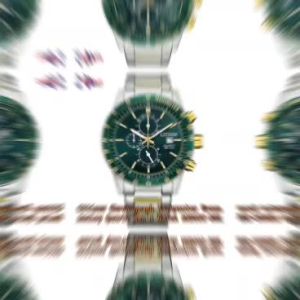 🔥Best Buy🔥Citizen Chronograph Tachymeter Green Analog Quartz Mens Watch AN3689-55X