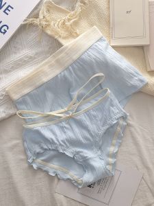 New 2025 Pure Cotton Couples Underwear Set Comfortable Breathable Womens Triangle Panties Mens Briefs Sweet Style Home Clothes