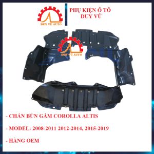 CHẮN BÙN GẦM MÁY TOYOTA COROLLA ALTIS ĐỜI 2008-2011 2012-2014 2015-2019
