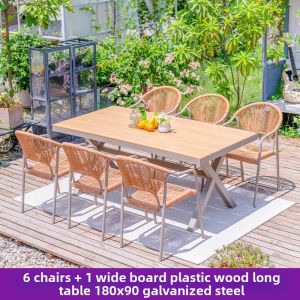 ZIYE | Rattan Outdoor Table and Chair Set
