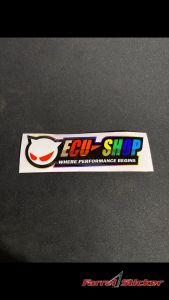 STICKER ECU-SHOP STIKER ECU SHOP