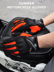 Mjmoto suomy Găng tay xe máy mùa hè lưới thoáng khí Găng tay xe máy Nam Màn hình cảm ứng cho Nữ Găng tay đua xe màn hình cảm ứng đi xe đạp găng tay SU-09 M-XXL