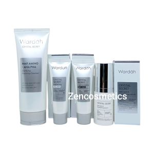 Paket Glowing Wardah CRYSTAL SECRET LENGKAP Secret /Wardah Crystal Secret Komplit/ Wardah Original untuk Kulit Flek Hitam