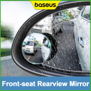 Baseus gương chiếu hậu xe HD lồi điểm mù tự động 360 độ góc rộng xe đậu xe không có vành gương an toàn Detector