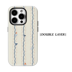 Potdemiel | Aurea Case Matte Bumper For Magsafe Case For iPhone 18 17 16 15 14 Plus 13 Pro Max Shockproof Hard PC Minimalist Wavy Line Cover