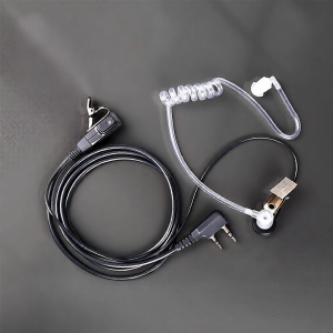 First | Transparent Air Tube Soft Earphone In-Ear Headset for Walkie-Talkie