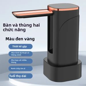 Máy Bơm Nước Tự Động Gấp Gọn Sạc Lại Được Di Động Thông Minh Định Lượng Nước Cho Bình Nước Đóng Chai Loại Nhỏ Vỏ Nhựa