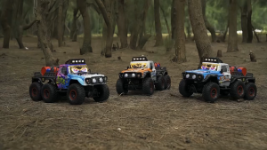 RC Car 1:8 Full scale Remote Control Car 6 Wheel Drive Off Road Truck Whit Led Light Foy Boy Toys