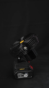 Emika Choice 21V Lithium Battery Fan Rechargeable Portable Kipas Angin High-Power Adjustable Industrial Fan