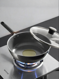 Supor | Non-Stick Deep Titanium Ceramic Oil Accumulating Frying Pan