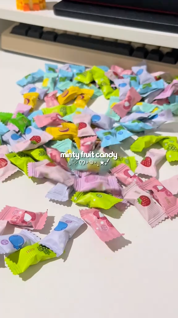 Mixed Fruit Candies Mint Sugar Mixed Fruit Flavored Sweet Candy for kids candies wholesale