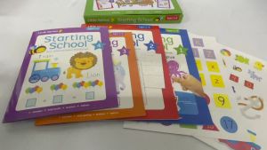 Little Genius Starting School Fun Educational Activity Case With 4 Books & 2 Sticker Sheets For Kids To Play & Learn