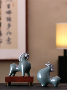 KUANFENG | Tượng Ngựa Phát Tài Trang Trí Nhà