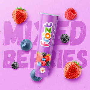 Frozt | Fruit Popsicles Bundle of 25 – Real Fruit Halal Healthy Snack Lower Sugar & Dairy-Free Ice Cream in SG