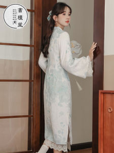 Váy Dài Tay Phong Cách Cổ Điển Cho Nữ Váy Dài Thường Ngày Phong Cách Tươi Mới Váy Dài Kiểu Trung Hoa Trẻ Trung Váy Hanfu