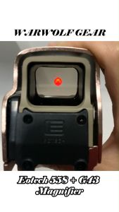 Outdoor sports toys competitive games Gear Eotech 558+G43 Magnifier WARWOLFGEAR