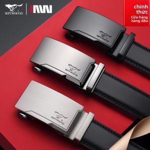 SEPTWOLVES | Genuine Leather Belt High-Quality Fashion Business Trendy