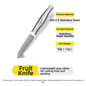 SHI BA ZI ZUO | Stainless Steel Home Fruit Knife Peeler Mini
