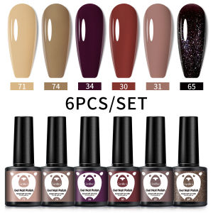 6pcs Halloween nail polish collection. Autumn/winter sequin collection. New from popular nail salons. Fun activities for nail en