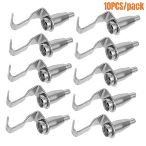10pcs Metal Art Gallery Display HooksAdjustable Wire Rope Hangers for 1mm-2mm CablesSecure Locking Picture Rail Hanging System