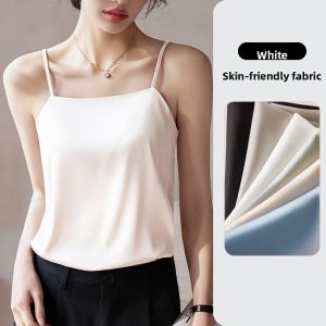 Moldier | Silky Slip-on Camisole Top Womens Wearing Inside and Out