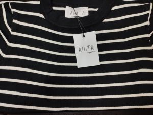 เดรส เดรสยาว ไหมพรม ผ้าไหมพรมผ้าริ้ว