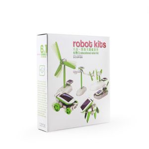 Robot Kits 6 in 1 DIY Solar Robot Science Experiment Creative Physics STEM Education Toys Enhance Assembly Skills Gifts